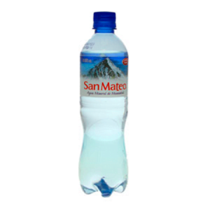 Agua mineral con gas San Mateo 600 ml