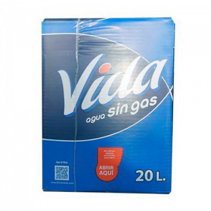 Caja de Agua de mesa Vida en caja 20 lt